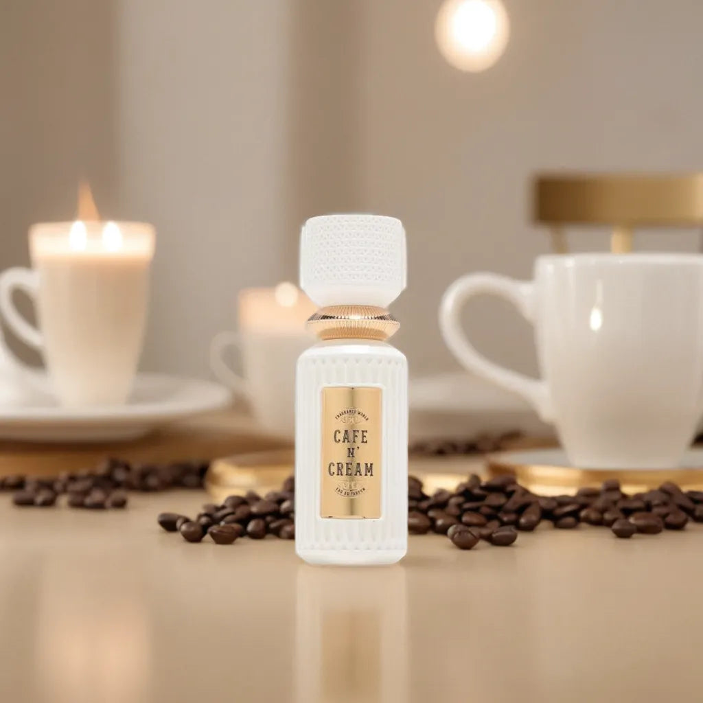 Cafe N Cream by FRAGRANCE WORLD - 3ml, 5ml, 10ml Sample/Decant | Coffee, Honey, Praline & Vanilla - Love That Scent