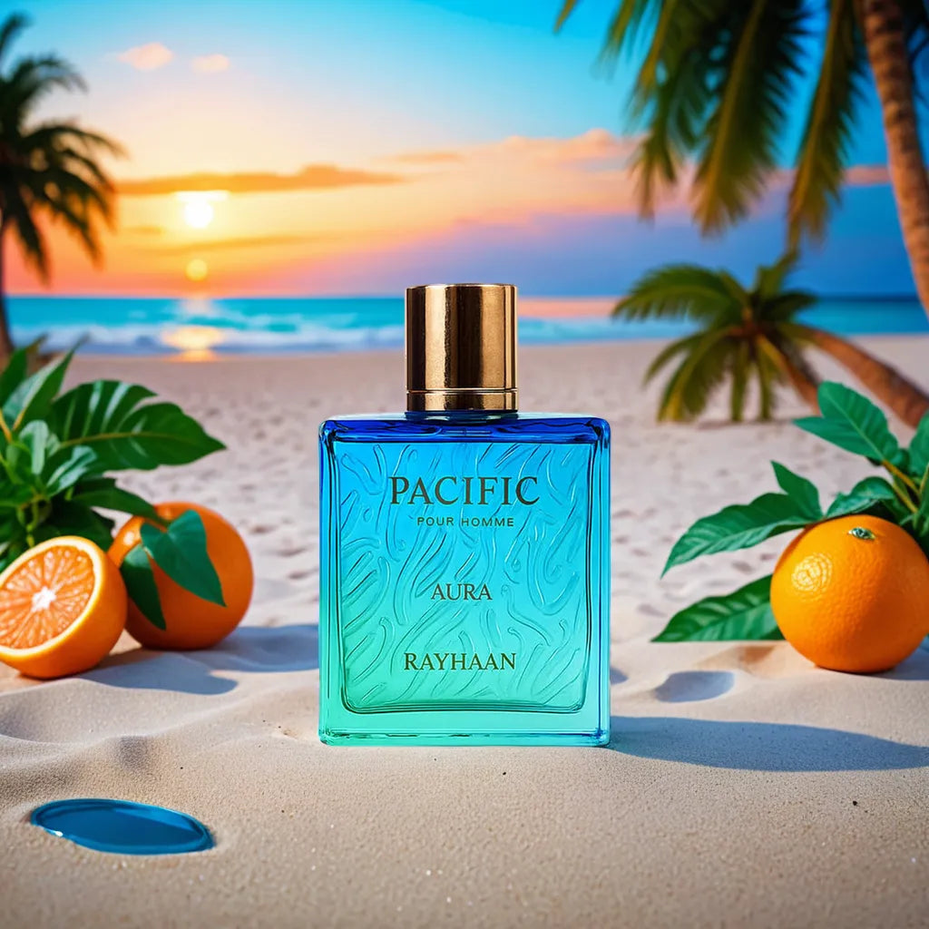 Pacific Aura by RAYHAAN - 3ml, 5ml, 10ml Sample/Decant | Mint, Citron, Fig & Amber