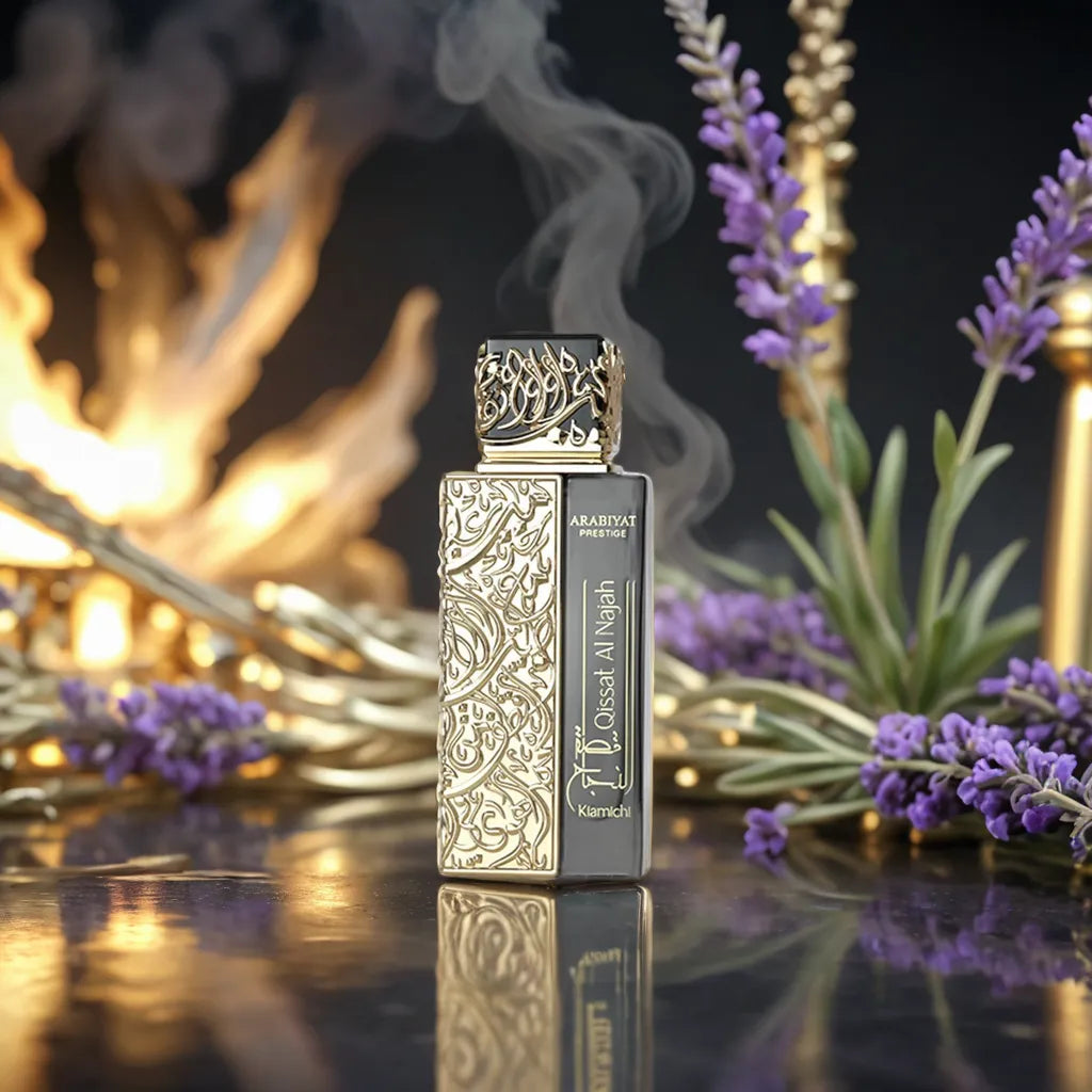 Qissat Al Najah Kiamichi by ARABIYAT PRESTIGE - 3ml, 5ml, 10ml Sample/Decant | Lavender, Geranium & Oud