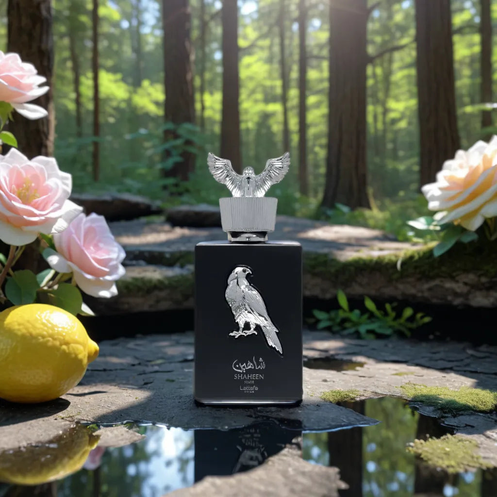 Shaheen Silver by LATTAFA PRIDE - 5ml Sample/Decant | Bergamot, Rose & Oakmoss - Love That Scent