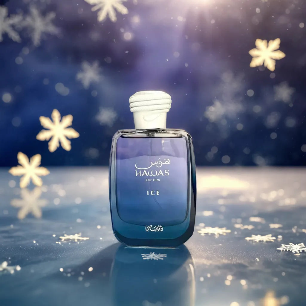 Hawas Ice Rasasi Samples & Travel Size (3ml, 5ml, 10ml) | Fresh, Fruity and Woody Fragrance - Love That Scent