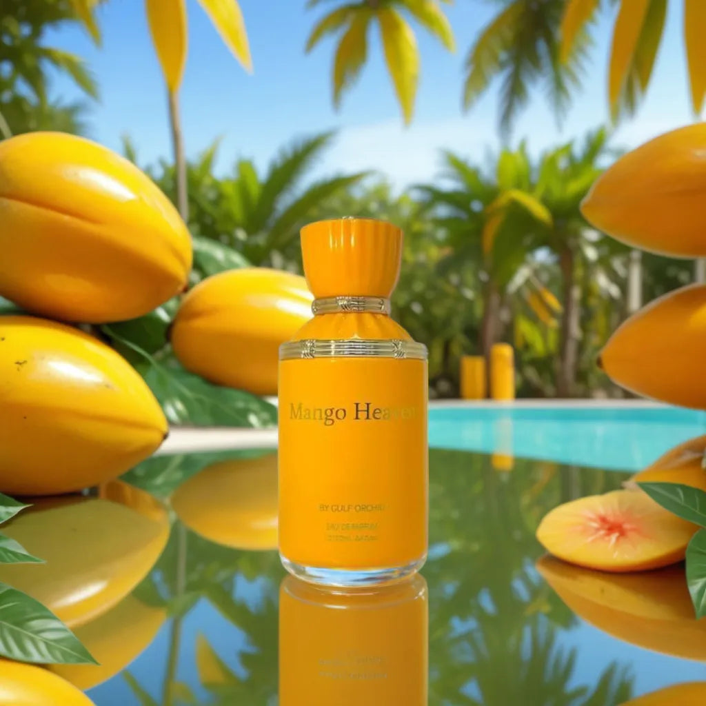 Mango Heaven Gulf Orchid Samples & Travel Size (3ml, 5ml, 10ml) | Fruity, Woody and Gourmand Fragrance - Love That Scent