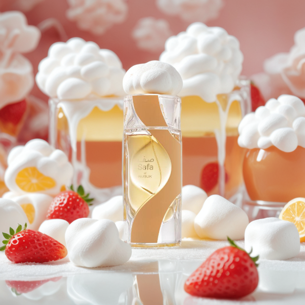 Nusuk Safa Eau de Parfum Samples & Travel Size (3ml) - Irresistible Creamy Fruity Gourmand Fragrance