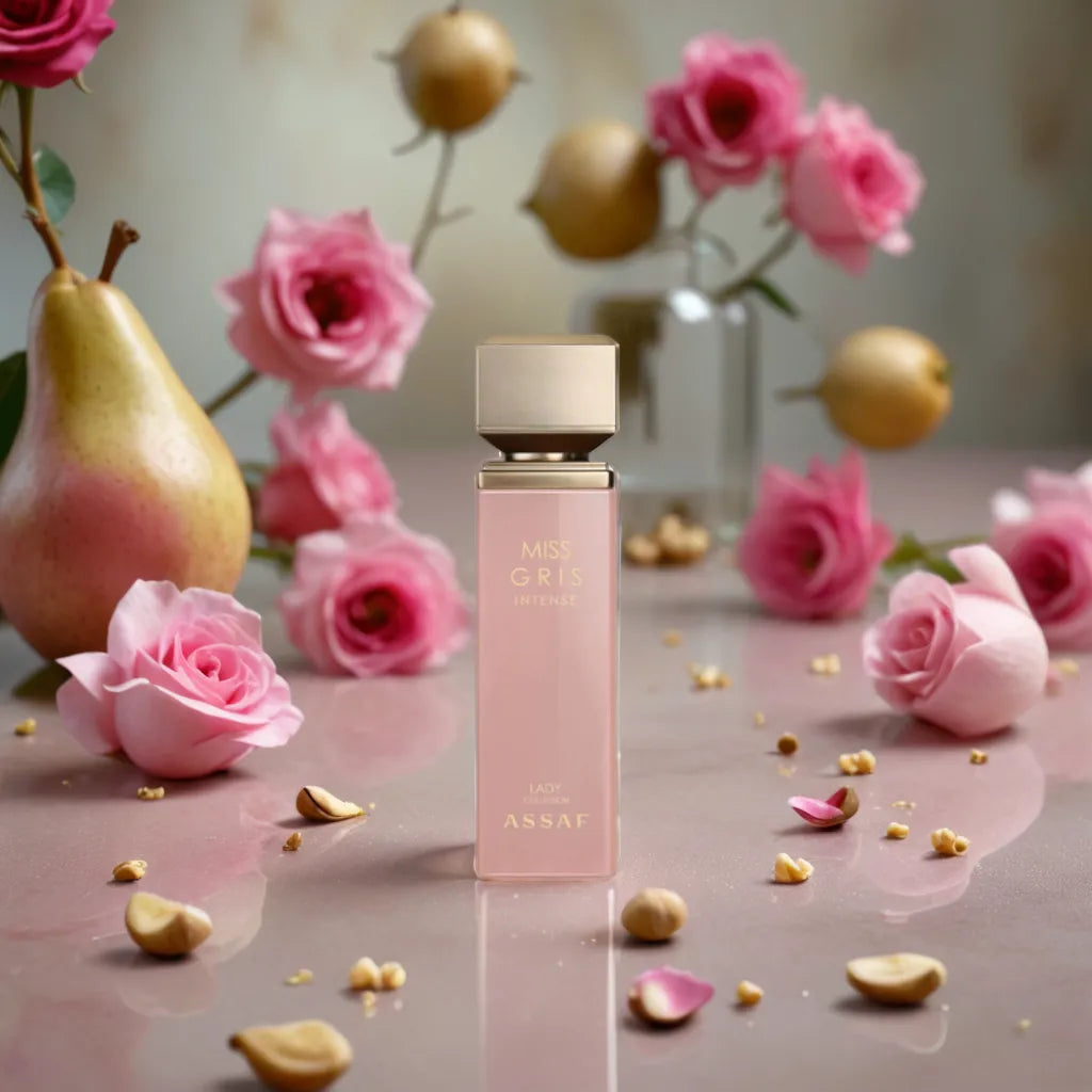 Assaf Miss Gris Intense Eau de Parfum Samples & Travel Size (3ml, 5ml) - Sweet Woody Floral Oriental Fragrance