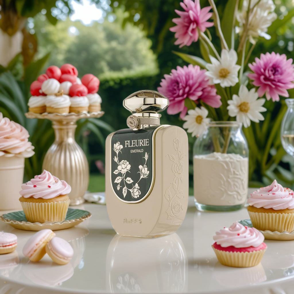 Fleurie Emerald Green Riiffs Perfumes Eau de Parfum Samples & Travel Size (3ml) - Warm Spicy Gourmand Floral Fragrance