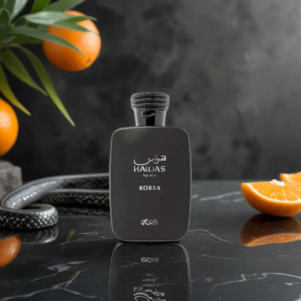 Hawas Kobra Rasasi Sample 3ml – Spicy Woody Aromatic Perfume