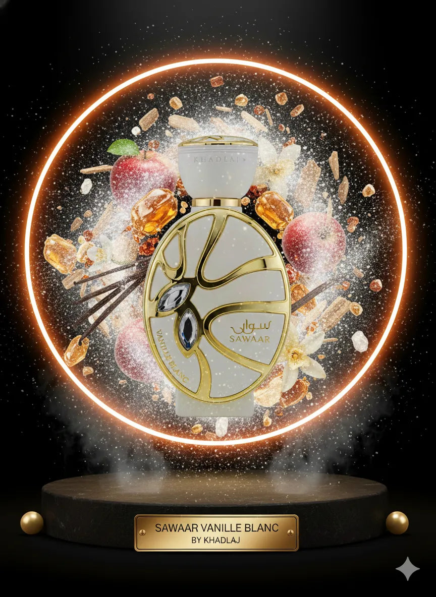 Sawaar Vanille Blanc EDP By Khadlaj Decant Sample - 3ml, 5ml, 10ml 