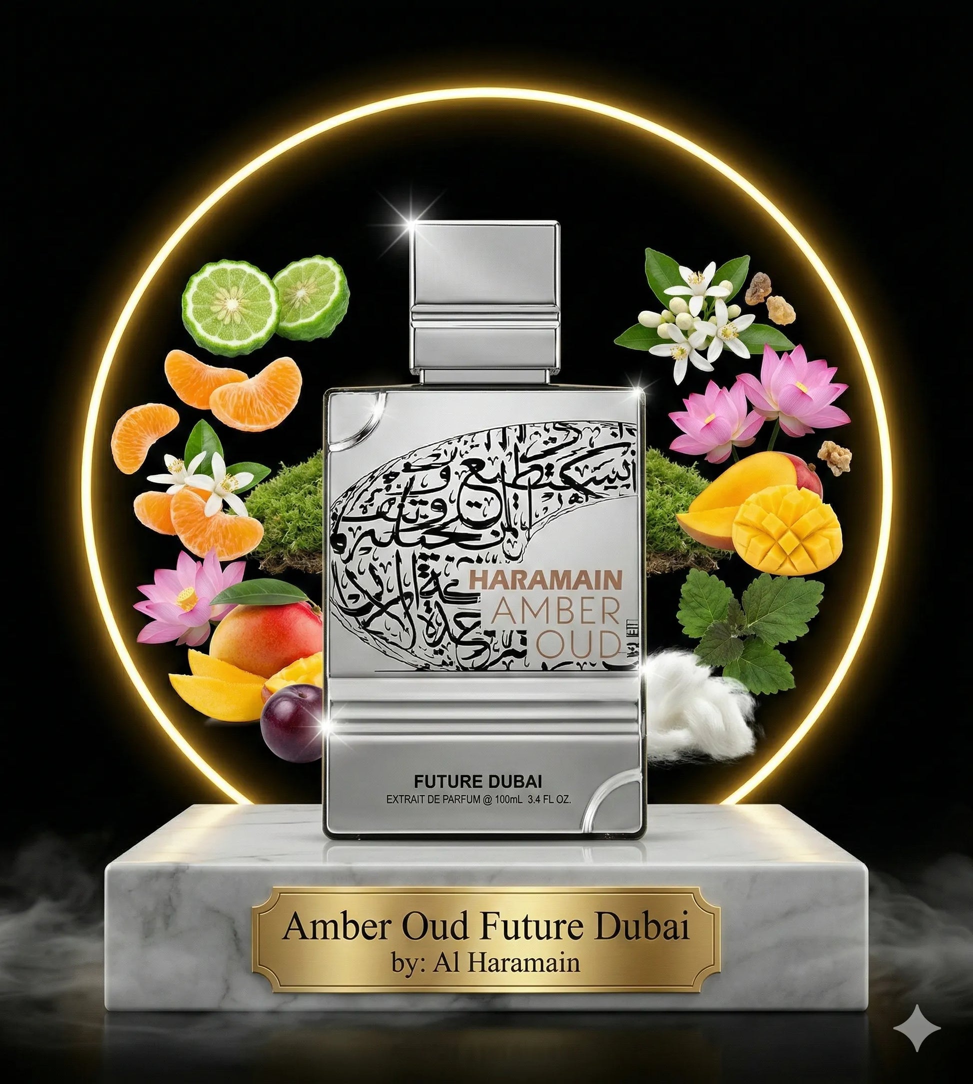 Amber Oud Future Dubai EDP By Al Haramain Decant Sample - 2ml, 3ml, 5ml 