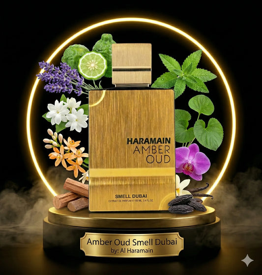 Amber Oud Smell Dubai XDP By Al Haramain Decant Sample - 3ml, 5ml 