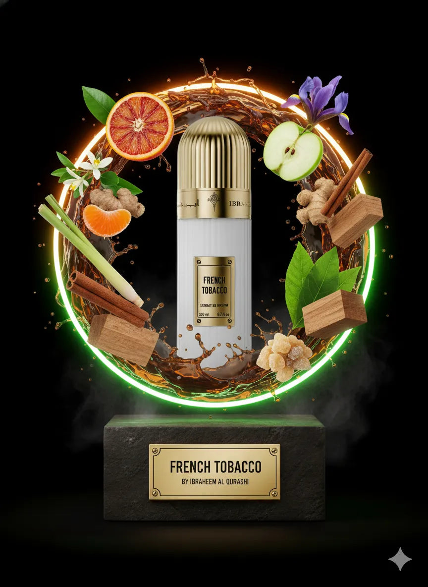 French Tobacco EDP By Ibrahim Al Qurashi Decant Sample - 3ml, 5ml 