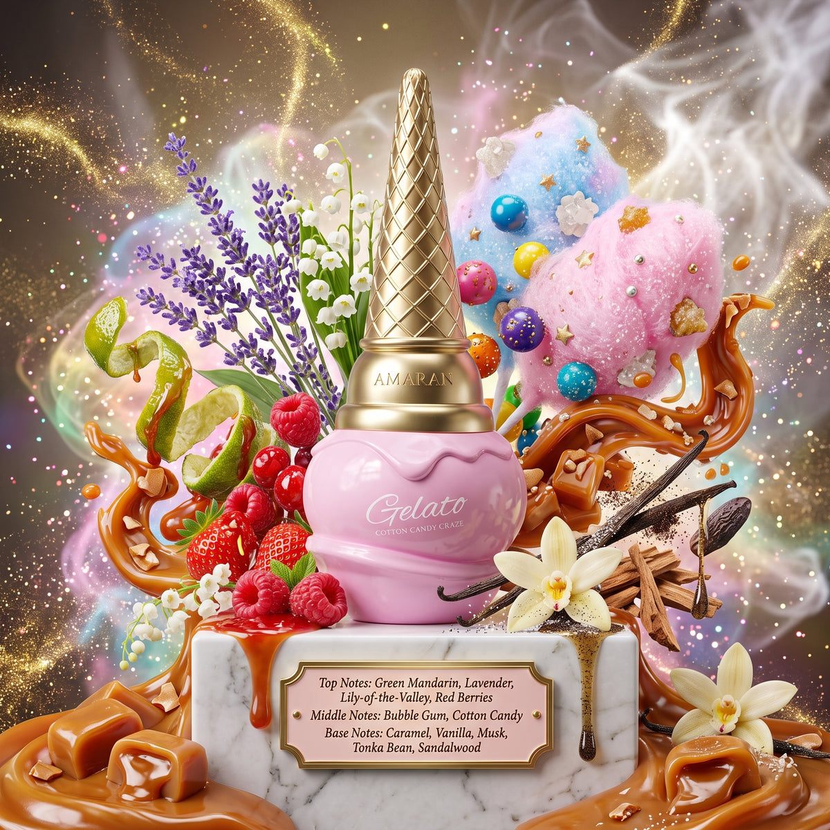 Amaran Gelato Cotton Candy Craze EDP Decant Sample - 3ml 