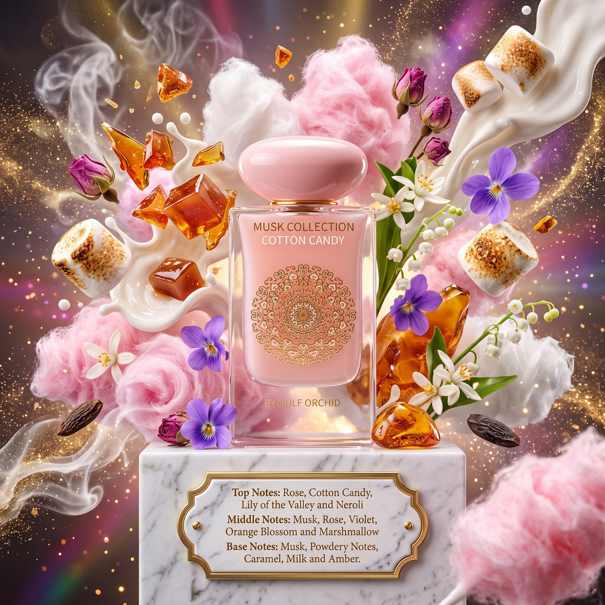 5ml Sample/Decant Cotton Candy Gulf Orchid | Sweet Floral Musky Gourmand with Cotton Candy & Marshmallow 