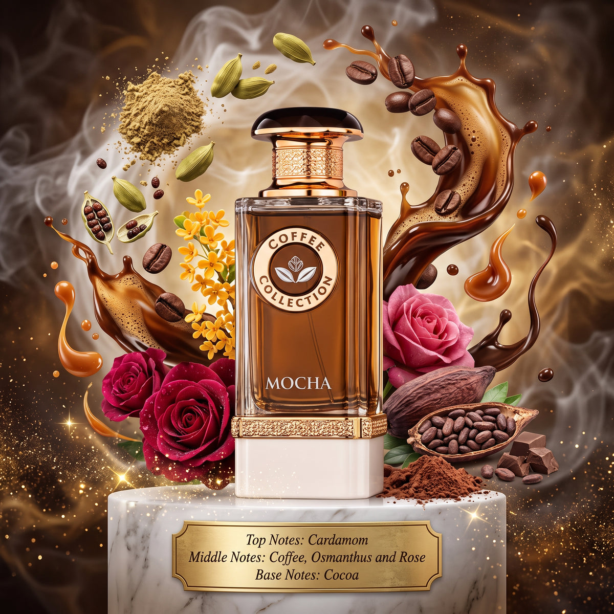 5mll Mocha 100ml EDP | Fragrance World | Sample/Decant | Cardamom Coffee Cocoa Floral Perfume - Fragrance 
