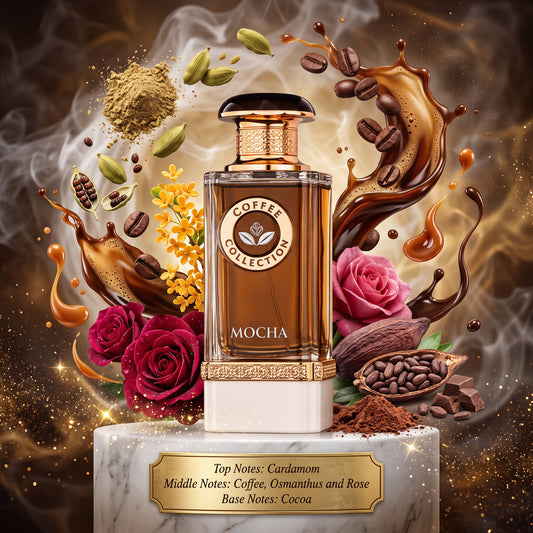 5mll Mocha 100ml EDP | Fragrance World | Sample/Decant | Cardamom Coffee Cocoa Floral Perfume - Fragrance 