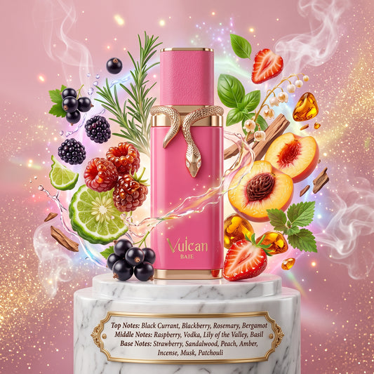 Vulcan Baie by FRENCH AVENUE - 3ml, 5ml, 10ml Sample/Decant | Blackberry, Raspberry, Vodka & Sandalwood 