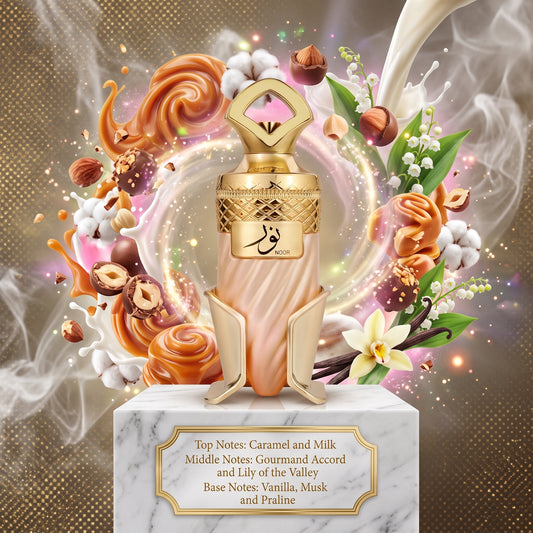 5ml Sample/Decant Noor Riiffs Parfums | Creamy Caramel Milk Gourmand with Vanilla Musk (Bianco Latte Alternative) 