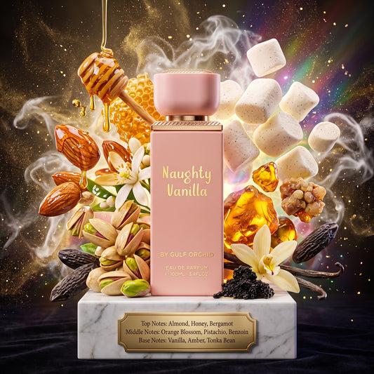 Naughty Vanilla by GULF ORCHID - 5ml Sample/Decant | Almond, Honey, Pistachio & Vanilla 