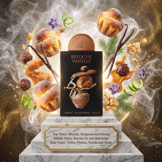 3ml/5ml/10ml Lattafa Brioche Vanille | Lattafa | Sweet & Creamy Fragrance Perfume Sample Decant 