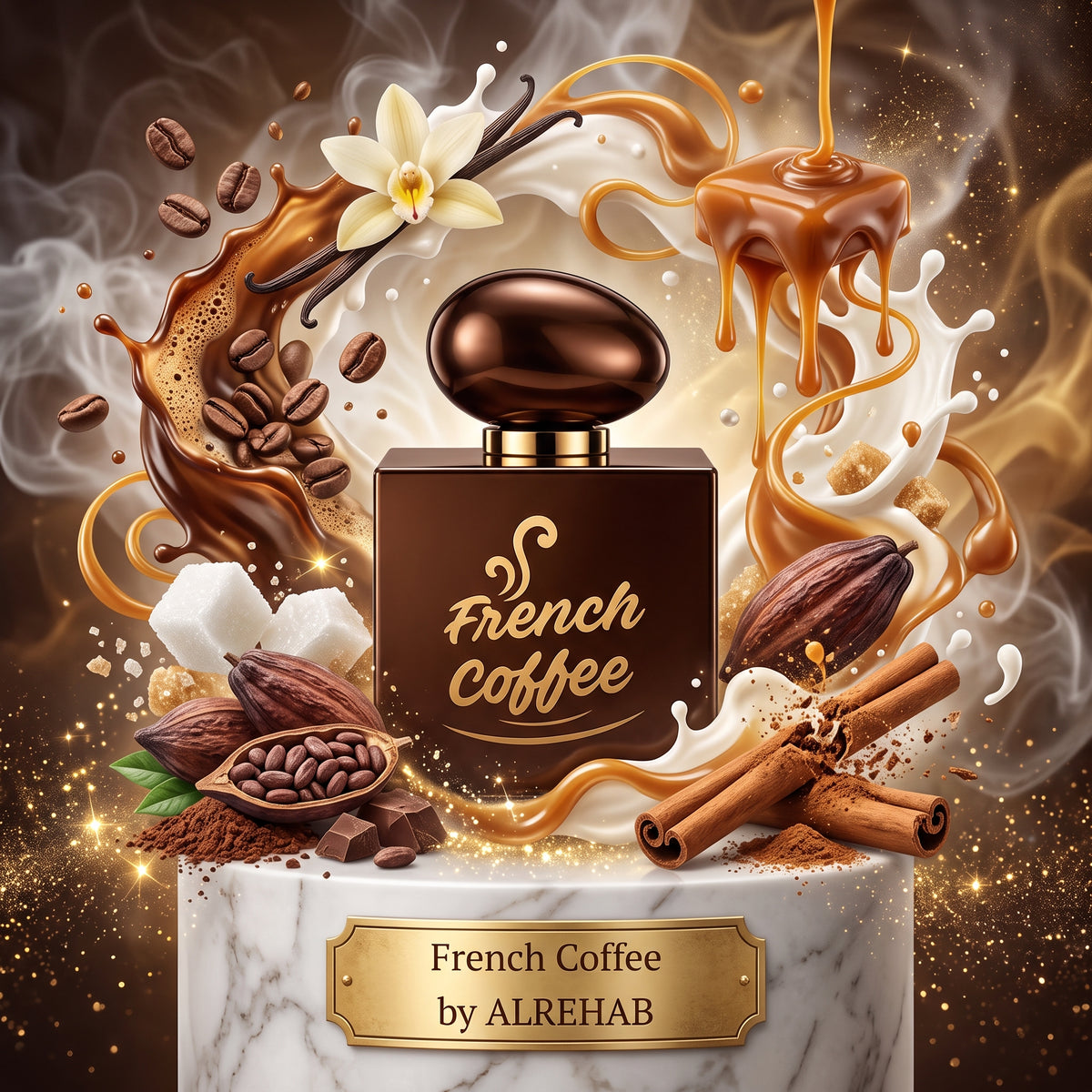 3ml/5ml French Coffee Sample Decant | Al Rehab | Coffee Perfume Sample 
