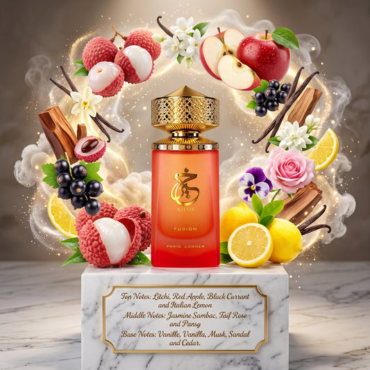 3ml/5ml/10ml Khair Fusion 100ml EDP | Paris Corner | Fruity & Floral Fragrance Perfume Sample - Decants 
