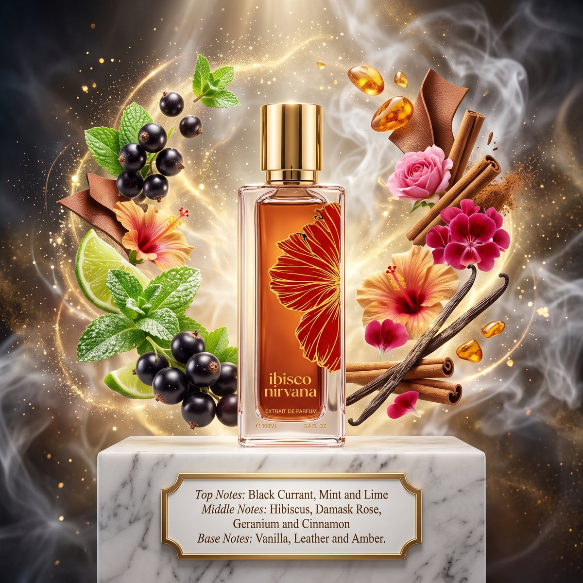 3ml/5ml/10ml Ibisco Nirvana 65ml EDP | Paris Corner | Floral Fruity Gourmand Fragrance Perfume Sample - Decants 