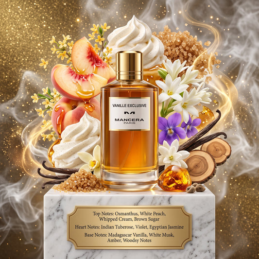Vanille Exclusive 120ml EDP by Mancera Samples & Travel Size (3ml, 5ml) Rich Gourmand Vanilla Floral Fragrance 