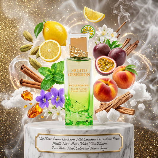 Mojito Obsession by Gulf Orchid - 3ml, 5ml, 10ml Sample/Decant | Fresh Mint, Lemon & Sugar 
