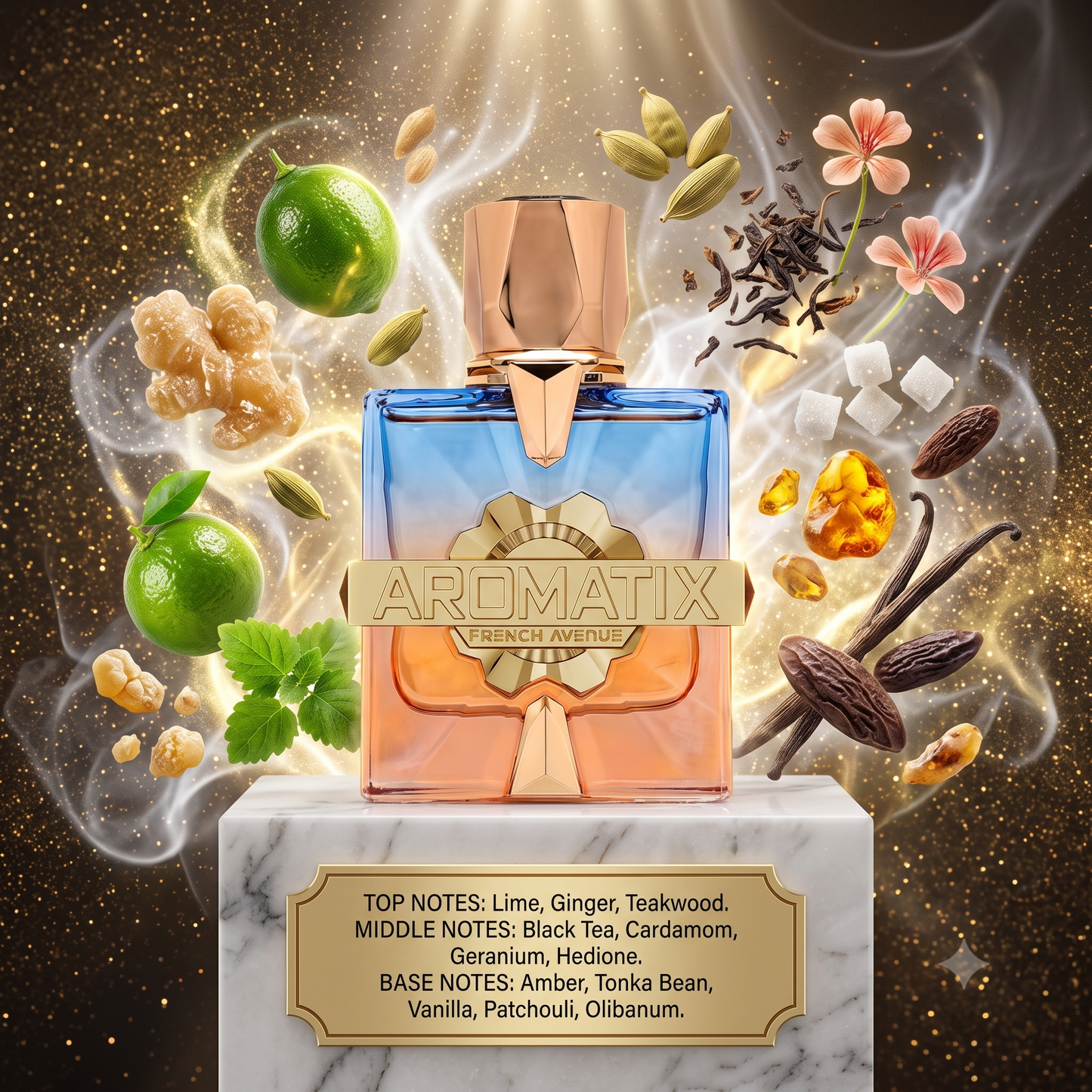 Teas Me by French Avenue Samples & Travel Size (3ml, 5ml, 10ml) Fresh Spicy Tea Fragrance 