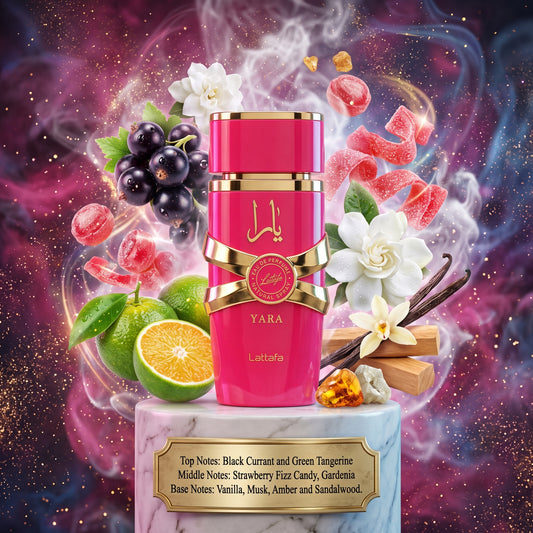 3ml/5ml/10ml Lattafa Yara Candy | Lattafa | A Sweet & Fruity Delight Fragrance Perfume Sample - Decant 