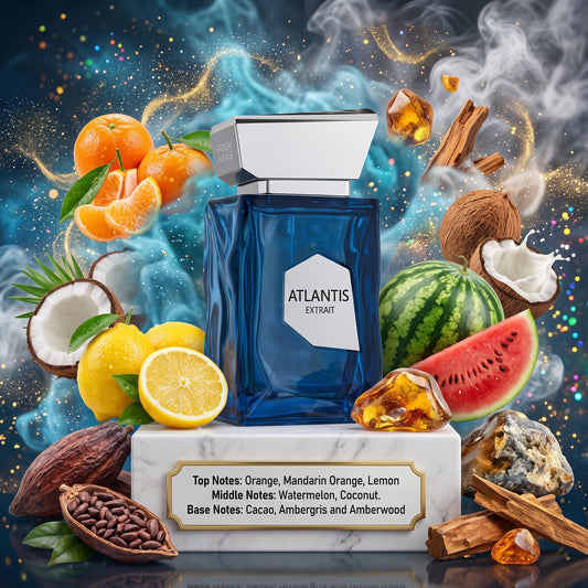 Atlantis Extrait French Avenue Samples & Travel Size (3ml, 5ml, 10ml) | Fresh, Fruity and Marine Fragrance 