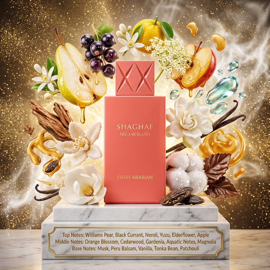 Shaghaf Nectar Blush EDP By Swiss Arabian Decant Sample - 2ml, 3ml, 5ml 