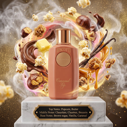 Biscotti Caramel Pop by KHADLAJ - 3ml, 5ml, 10ml Sample/Decant | Popcorn, Caramel & Chocolate 