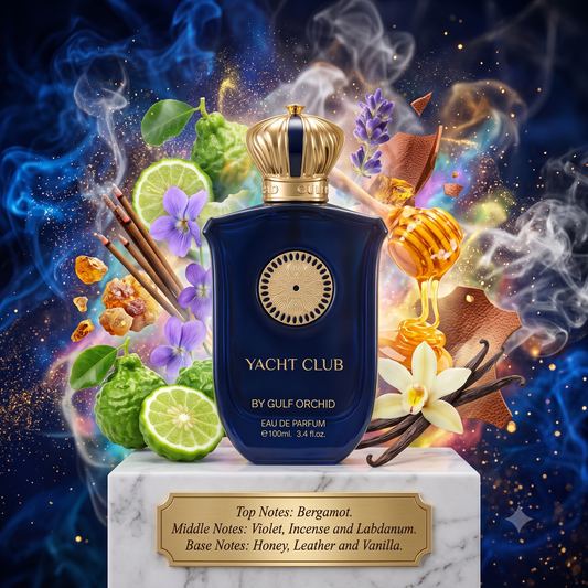 5ml Sample/Decant Yacht Club Gulf Orchid | Citrus Floral with Incense, Leather & Sweet Undertones 