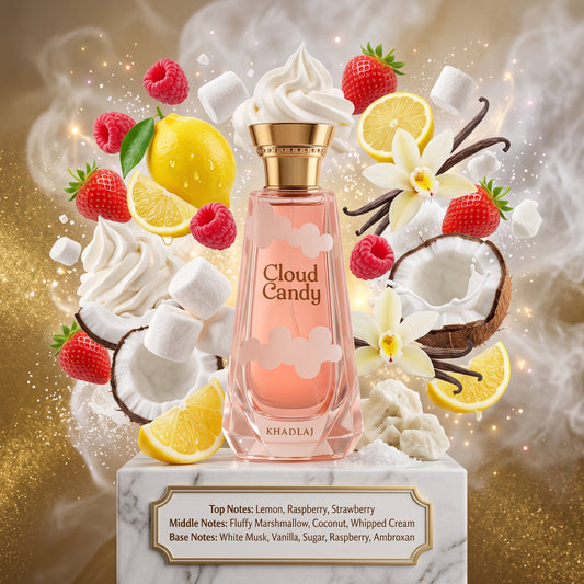 Cloud Candy 100ml EDP For Women by Khadlaj Perfumes Samples & Travel Size (3ml, 5ml & 10ml) Sweet Gourmand Fruity Floral Fragrance 