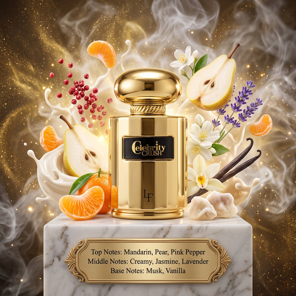 La Fede Celebrity Crush by KHADLAJ PERFUMES - 5ml Sample/Decant | Mandarin, Lavender & Vanilla 