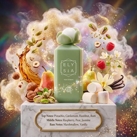 Elysia Pista Sundae 100ml EDP by Fragrance World Samples & Travel Size (3ml, 5ml, 10ml) Sweet Gourmand Nutty Fragrance 
