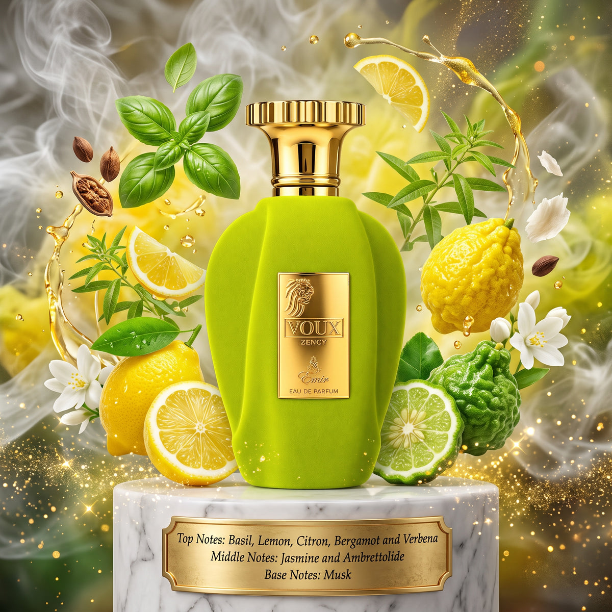 5ml Voux Zingy 100ml EDP | Paris Corner | Sample/Decant | Citrus Aromatic Musk Perfume - Fragrance 
