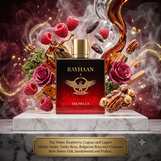 X Legion Valhalla by RAYHAAN - 3ml, 5ml, 10ml Sample/Decant | Raspberry, Cognac & Oak 