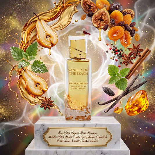 Vanilla on the Beach by Gulf Orchid - 5ml Sample/Decant | Boozy Vanilla, Dried Fruits & Amber 