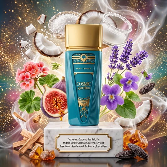 Cosmic Giardino by PARIS CORNER - 3ml Sample/Decant | Coconut, Sea Salt, Lavender & Sandalwood 