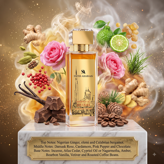 Opulence of Dubai EDP By Swiss Arabian Decant Sample - 2ml, 3ml, 5ml 