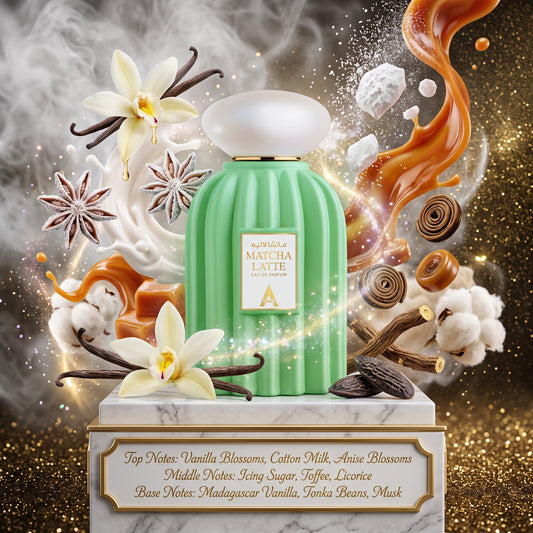 Matcha Latte by Atralia Samples & Travel Size (3ml, 5ml, 10ml) Sweet Creamy Gourmand Fragrance 