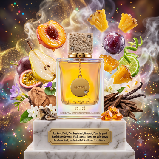 3ml/5ml/ Club de Nuit Oud Sample | Armaf | Luxurious Oud Perfume Decant 