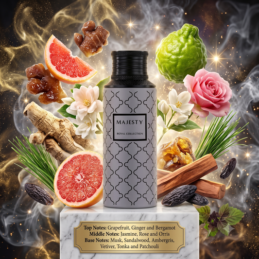 Majesty by MAISON ASRAR - 3ml, 5ml, 10ml Sample/Decant | Grapefruit, Rose & Ambergris 