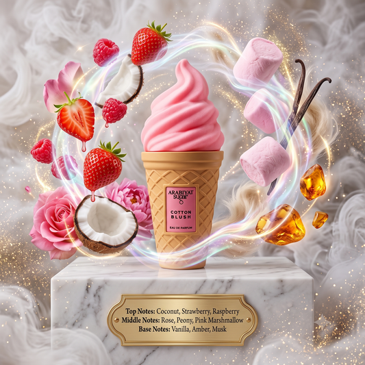 Arabiyat Sugar Cotton Blush EDP Decant Sample - 3ml 