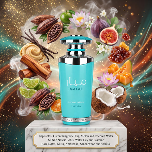 3ml/5ml/10ml Lattafa Mayar Natural Intense | Lattafa | Tropical & Fruity Summer Fragrance Perfume Sample - Decants 