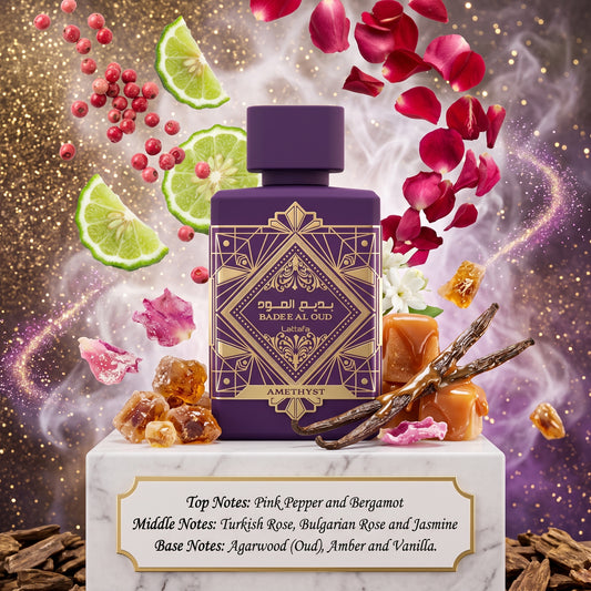 3ml/5ml/10ml Lattafa Badee Al Oud Amethyst | Lattafa | Luxurious Oud Fragrance Perfume Sample - Decants 