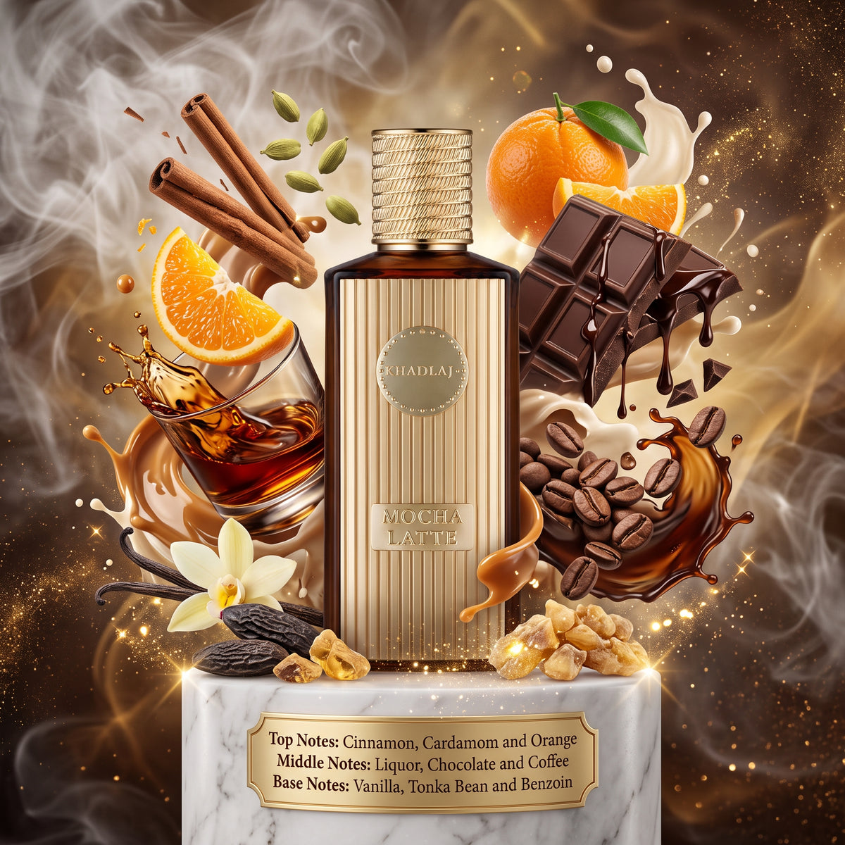 5ml Mocha Latte 100ml EDP | Khadlaj Perfumes | Sample/Decant |  Cinnamon Coffee Chocolate Vanilla Perfume - Fragrance 
