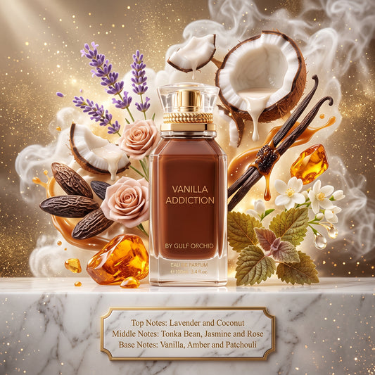 5ml Sample/Decant Vanilla Addiction Gulf Orchid | Creamy Coconut Lavender Vanilla Gourmand 