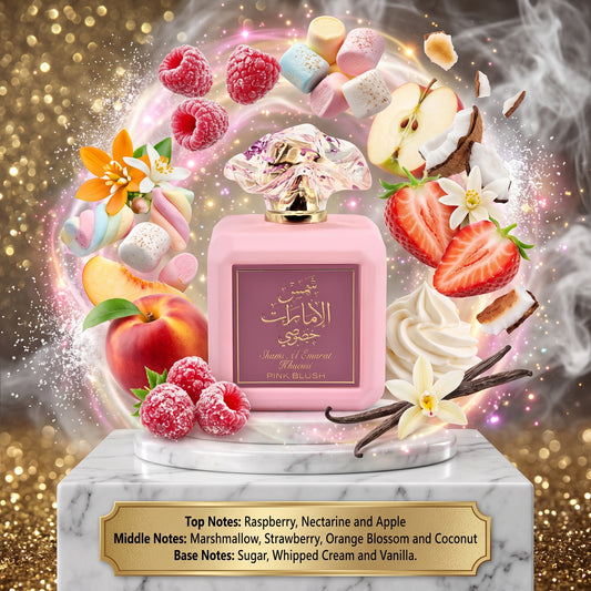 3ml/5ml/10ml Sample/Decant Pink Blush Shams Al Emarat Khususi | Sweet Fruity Gourmand Perfume 